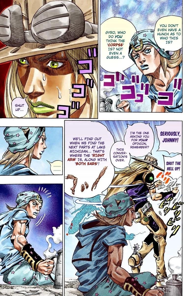 JoJo's Bizarre Adventure Part 7 - Steel Ball Run (Official Colored) chapter 41 page 11