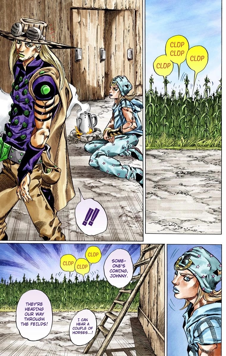 JoJo's Bizarre Adventure Part 7 - Steel Ball Run (Official Colored) chapter 41 page 13