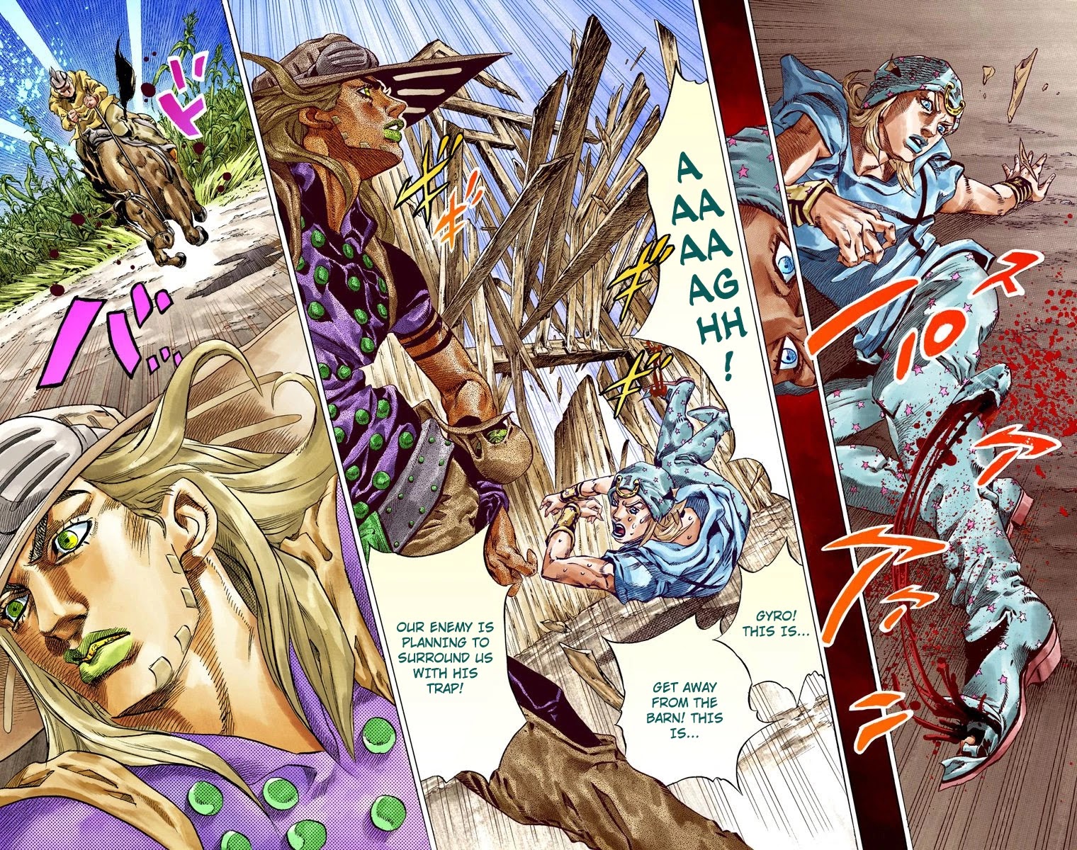 JoJo's Bizarre Adventure Part 7 - Steel Ball Run (Official Colored) chapter 41 page 23