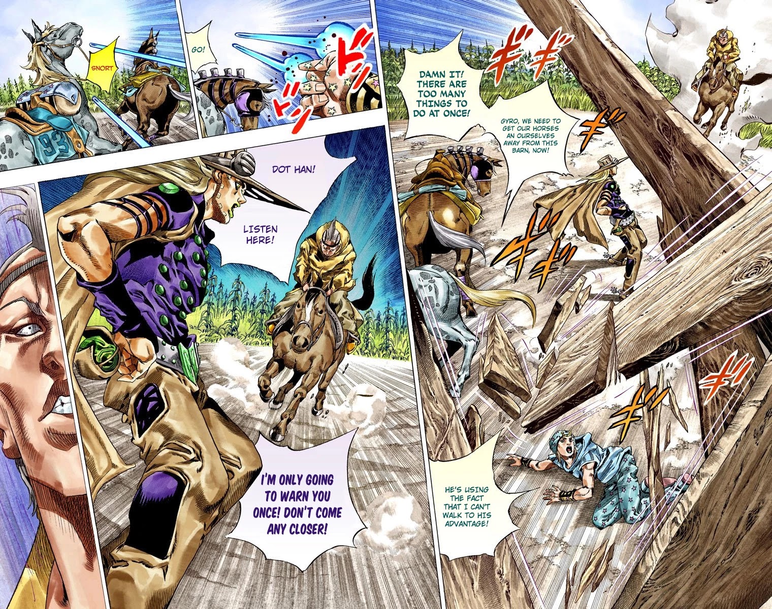 JoJo's Bizarre Adventure Part 7 - Steel Ball Run (Official Colored) chapter 41 page 25