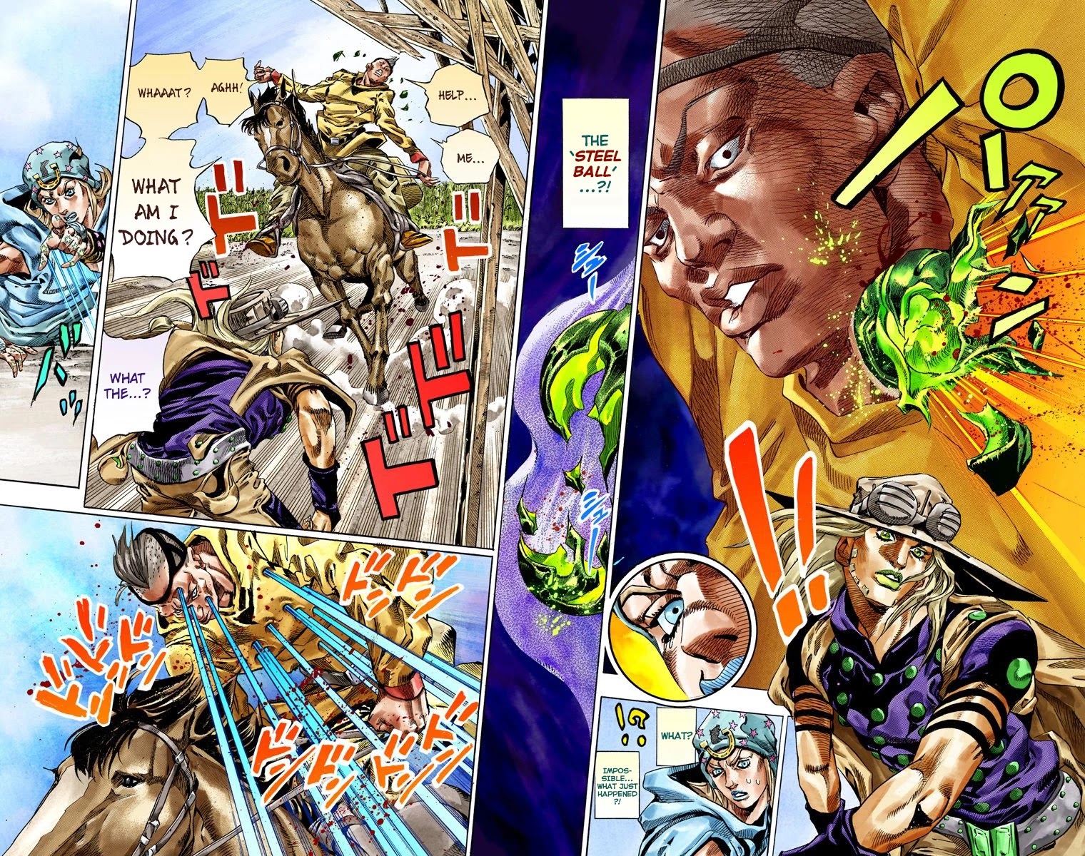 JoJo's Bizarre Adventure Part 7 - Steel Ball Run (Official Colored) chapter 41 page 27