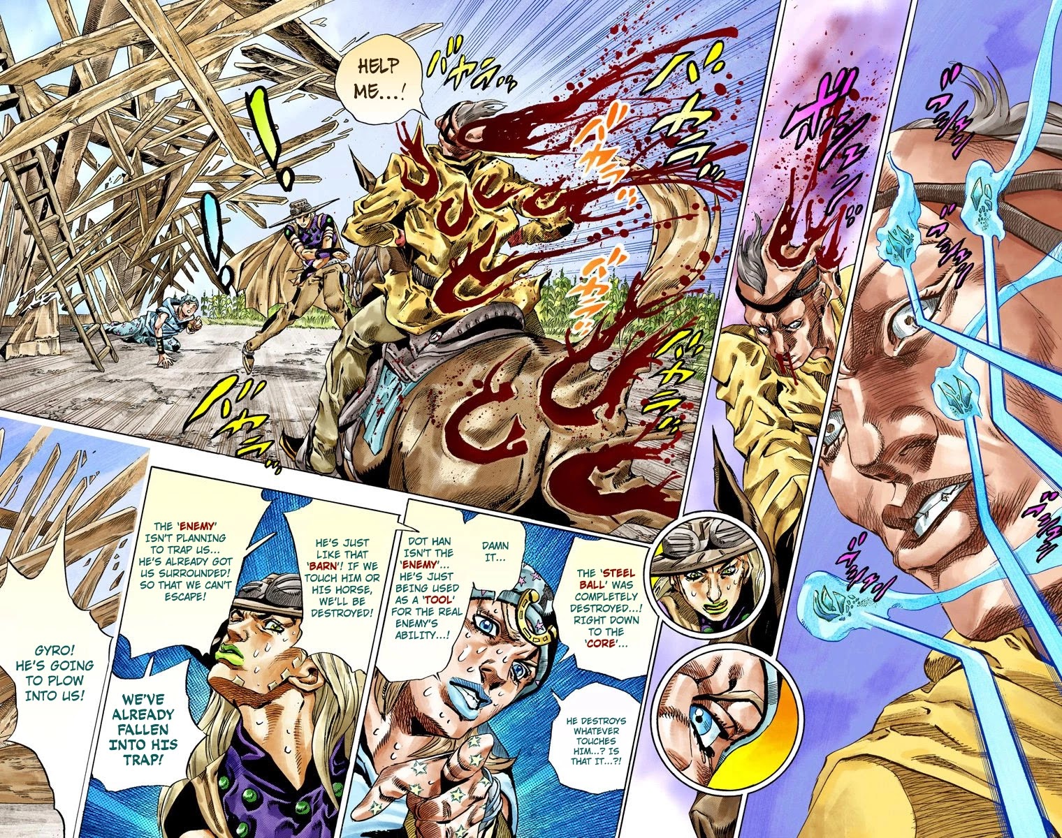 JoJo's Bizarre Adventure Part 7 - Steel Ball Run (Official Colored) chapter 41 page 28