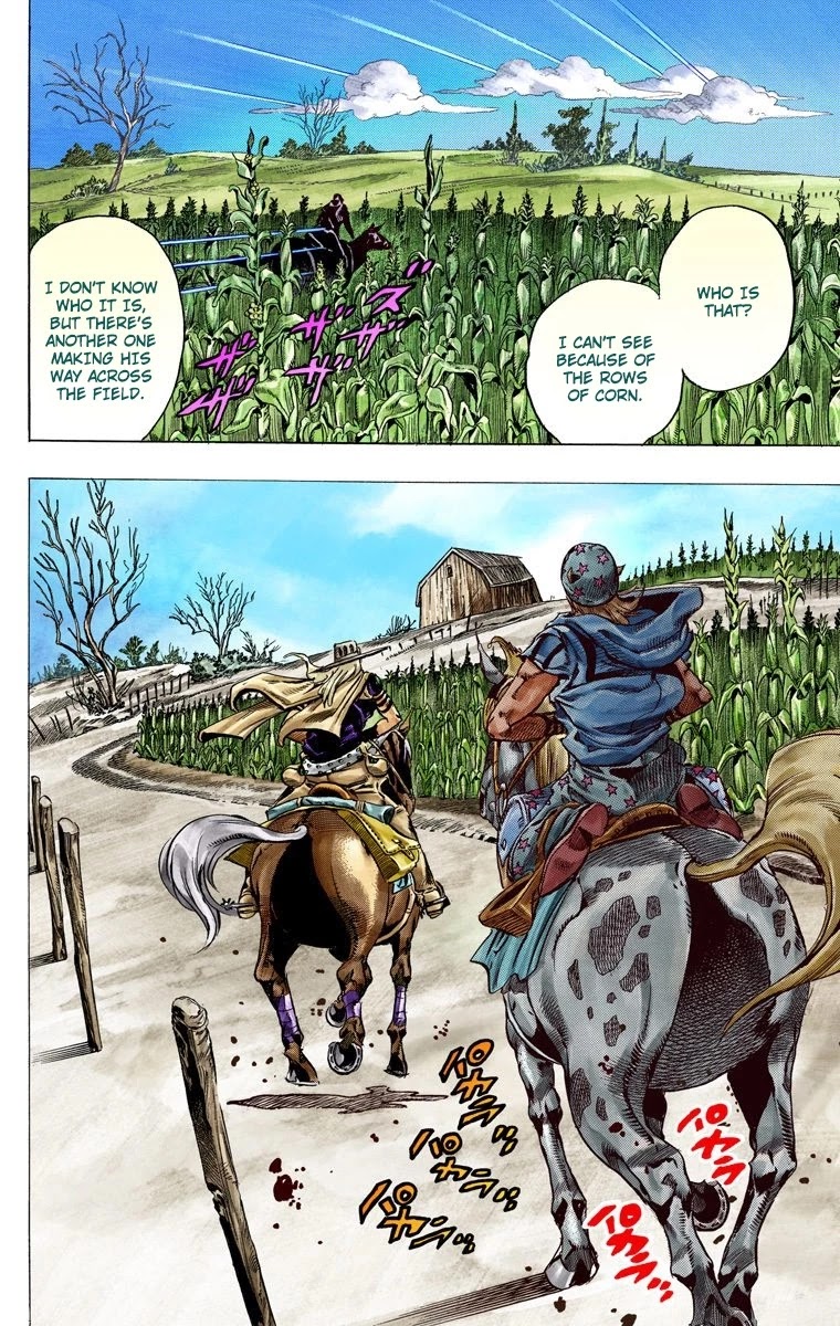 JoJo's Bizarre Adventure Part 7 - Steel Ball Run (Official Colored) chapter 41 page 4