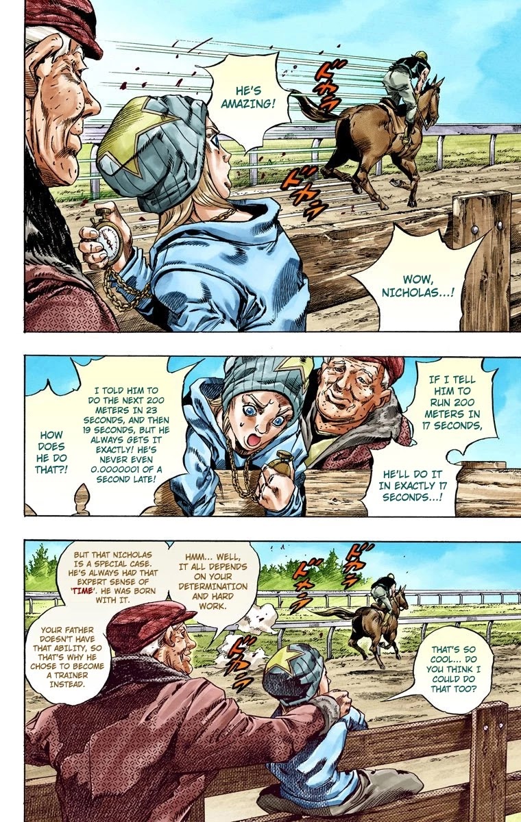 JoJo's Bizarre Adventure Part 7 - Steel Ball Run (Official Colored) chapter 42 page 12