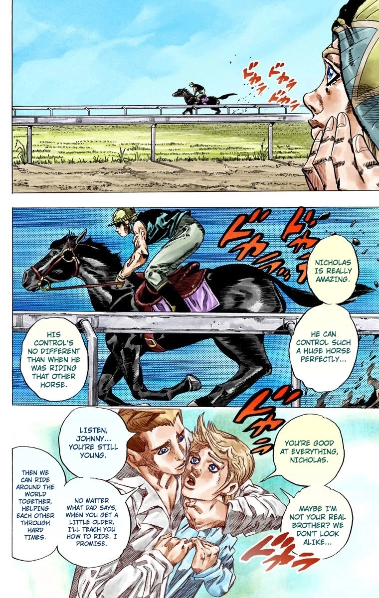 JoJo's Bizarre Adventure Part 7 - Steel Ball Run (Official Colored) chapter 42 page 14