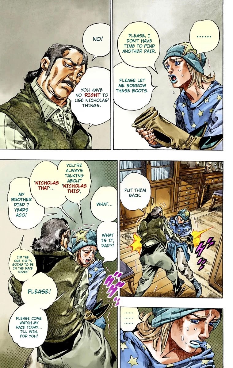 JoJo's Bizarre Adventure Part 7 - Steel Ball Run (Official Colored) chapter 42 page 22