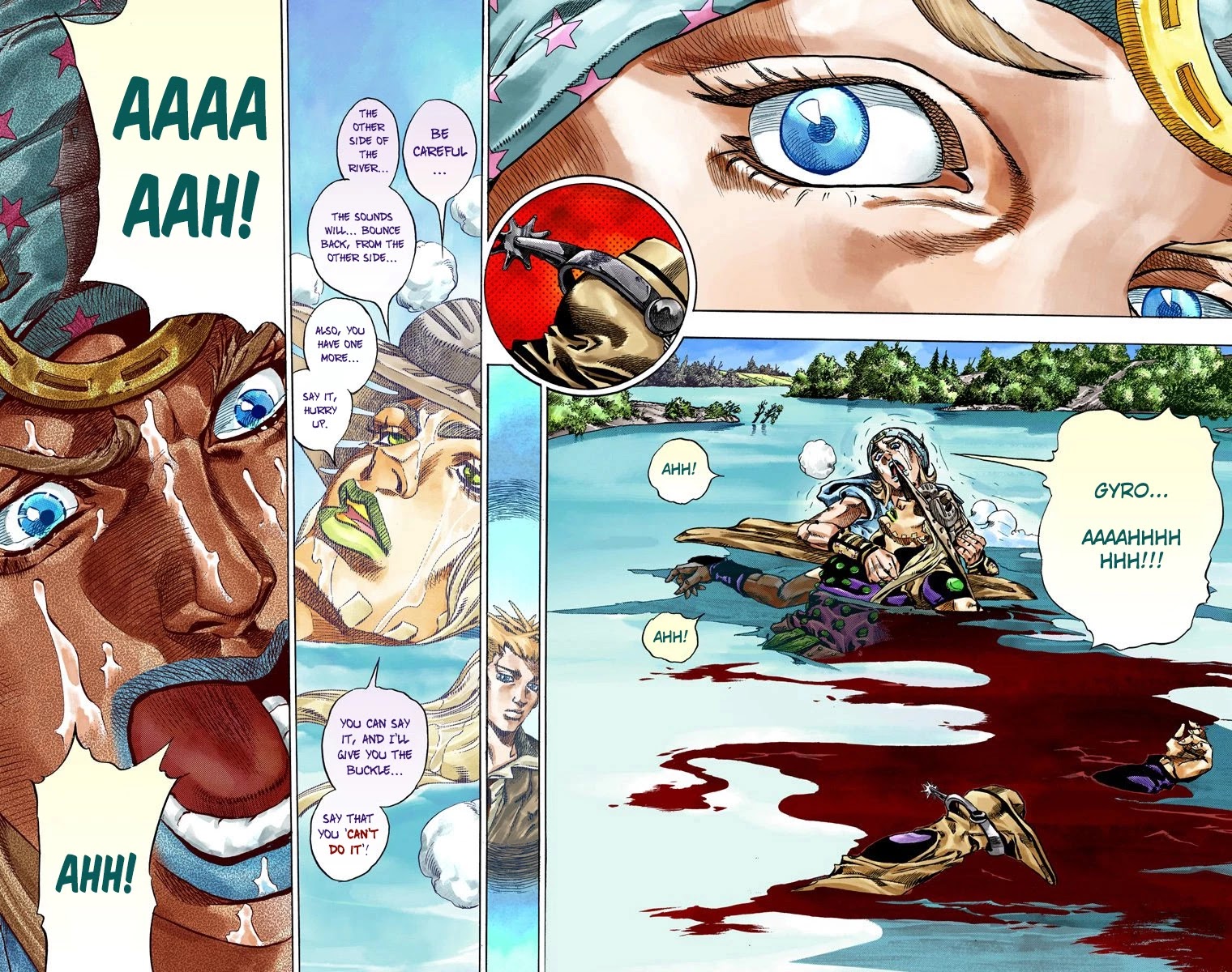 JoJo's Bizarre Adventure Part 7 - Steel Ball Run (Official Colored) chapter 43 page 35