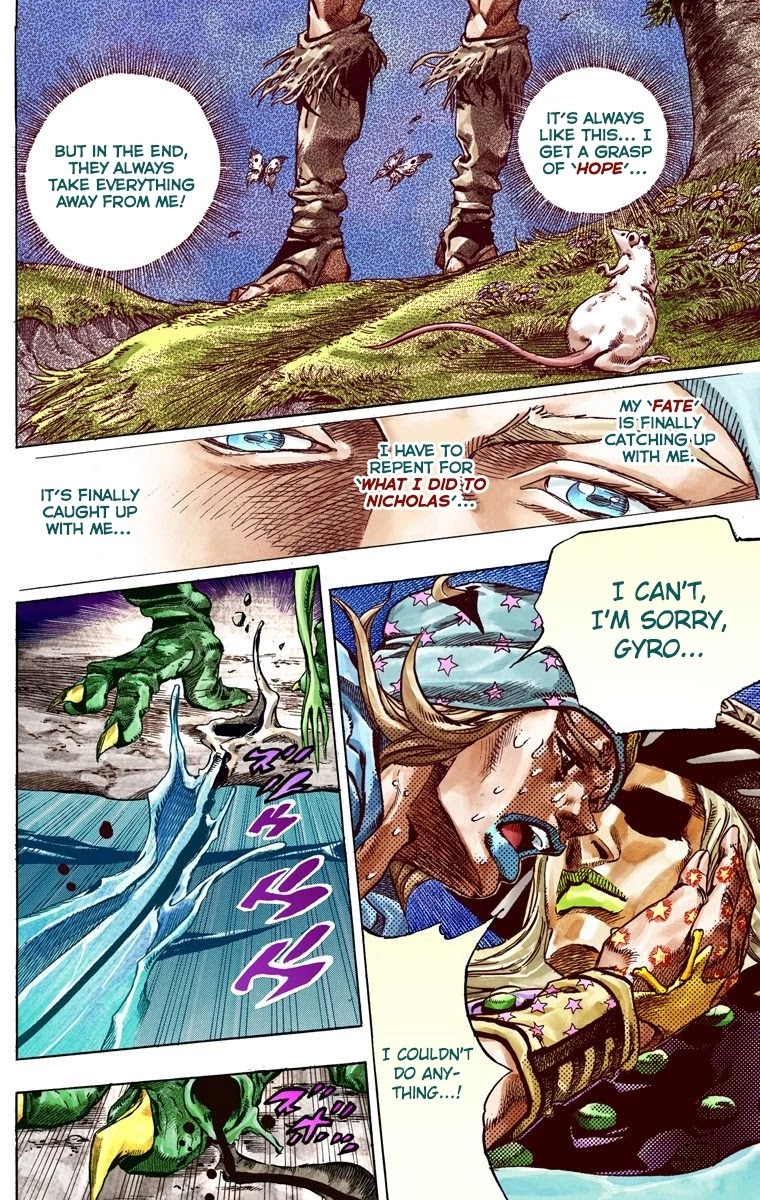 JoJo's Bizarre Adventure Part 7 - Steel Ball Run (Official Colored) chapter 44 page 11