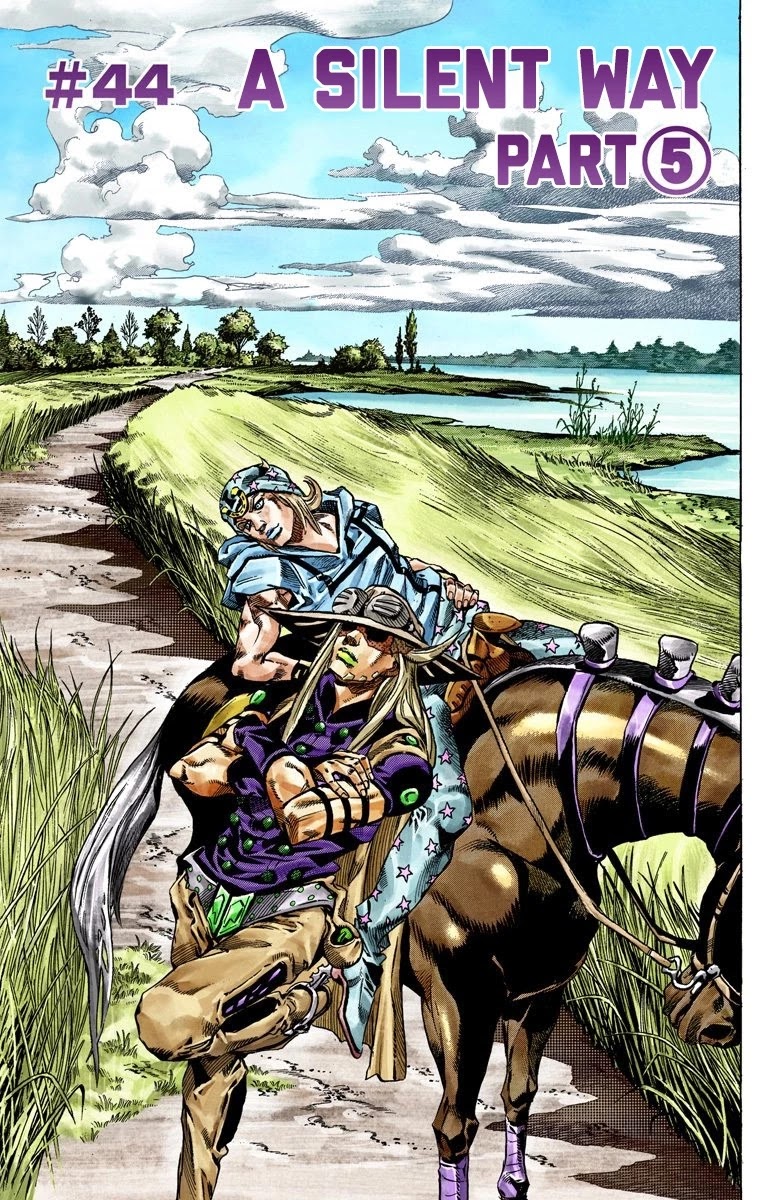 JoJo's Bizarre Adventure Part 7 - Steel Ball Run (Official Colored) chapter 44 page 2