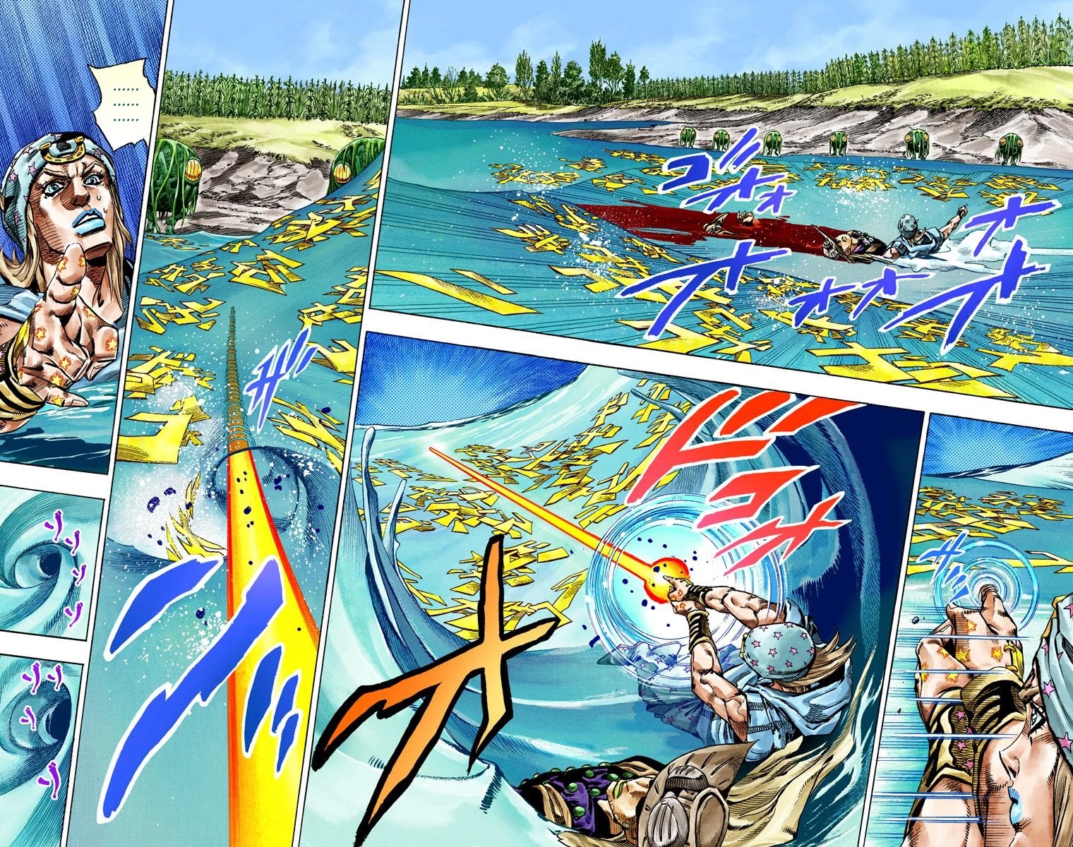 JoJo's Bizarre Adventure Part 7 - Steel Ball Run (Official Colored) chapter 44 page 4