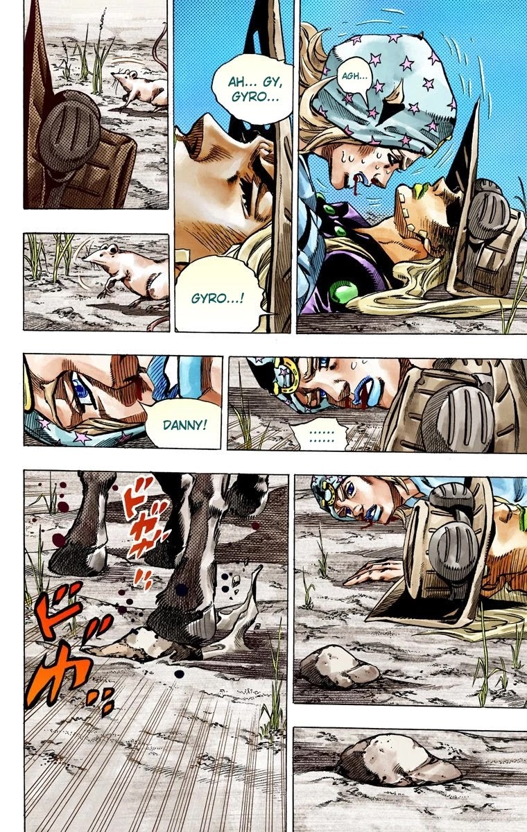 JoJo's Bizarre Adventure Part 7 - Steel Ball Run (Official Colored) chapter 44 page 43