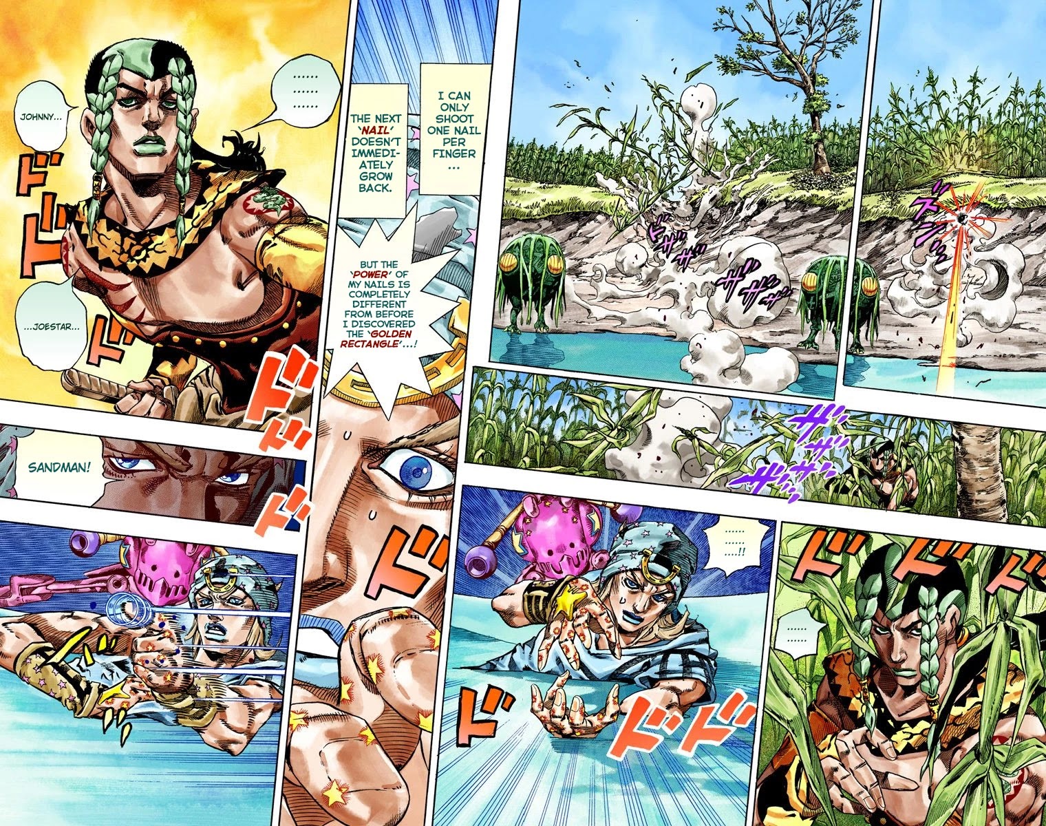 JoJo's Bizarre Adventure Part 7 - Steel Ball Run (Official Colored) chapter 44 page 7