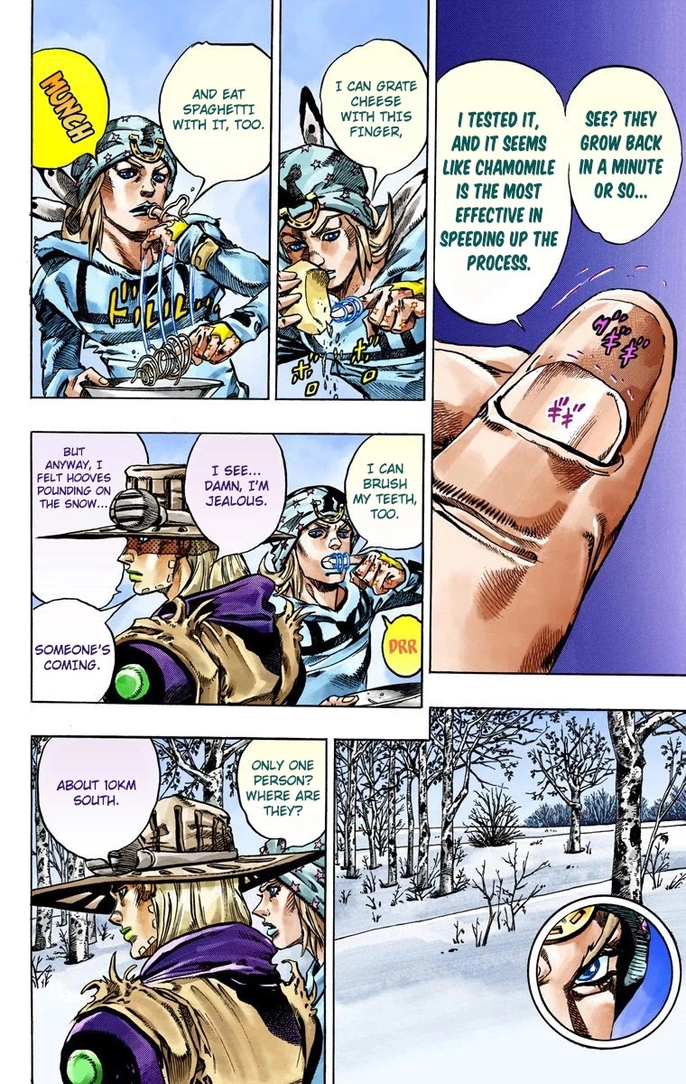 JoJo's Bizarre Adventure Part 7 - Steel Ball Run (Official Colored) chapter 45 page 10