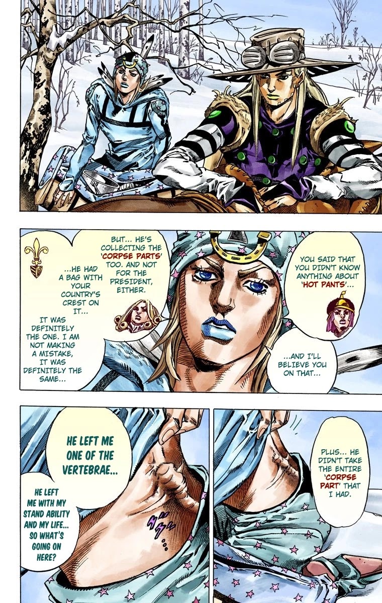 JoJo's Bizarre Adventure Part 7 - Steel Ball Run (Official Colored) chapter 45 page 14