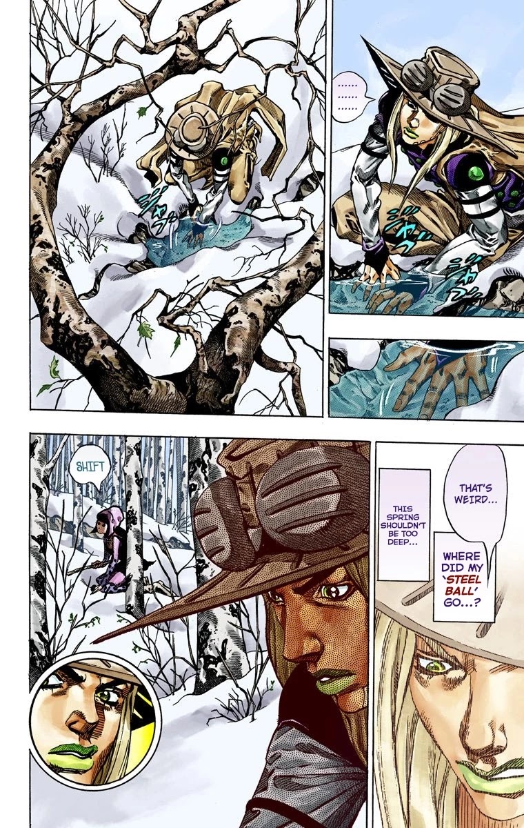 JoJo's Bizarre Adventure Part 7 - Steel Ball Run (Official Colored) chapter 45 page 20