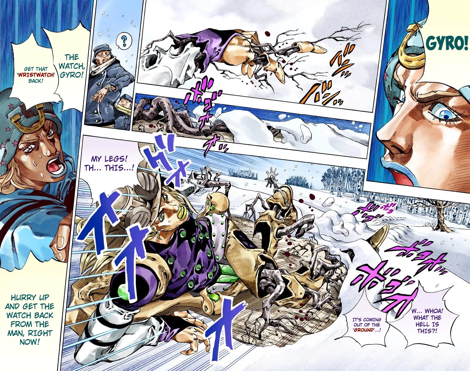 JoJo's Bizarre Adventure Part 7 - Steel Ball Run (Official Colored) chapter 46 page 11