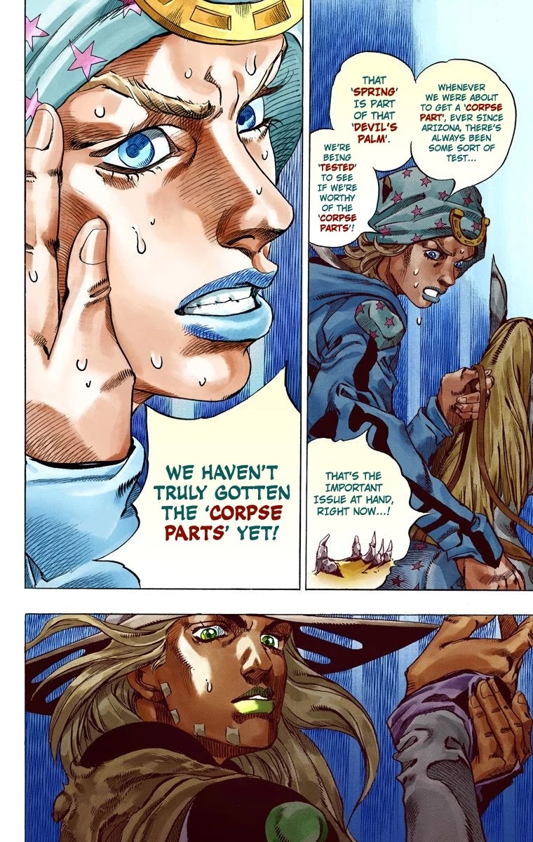 JoJo's Bizarre Adventure Part 7 - Steel Ball Run (Official Colored) chapter 46 page 17