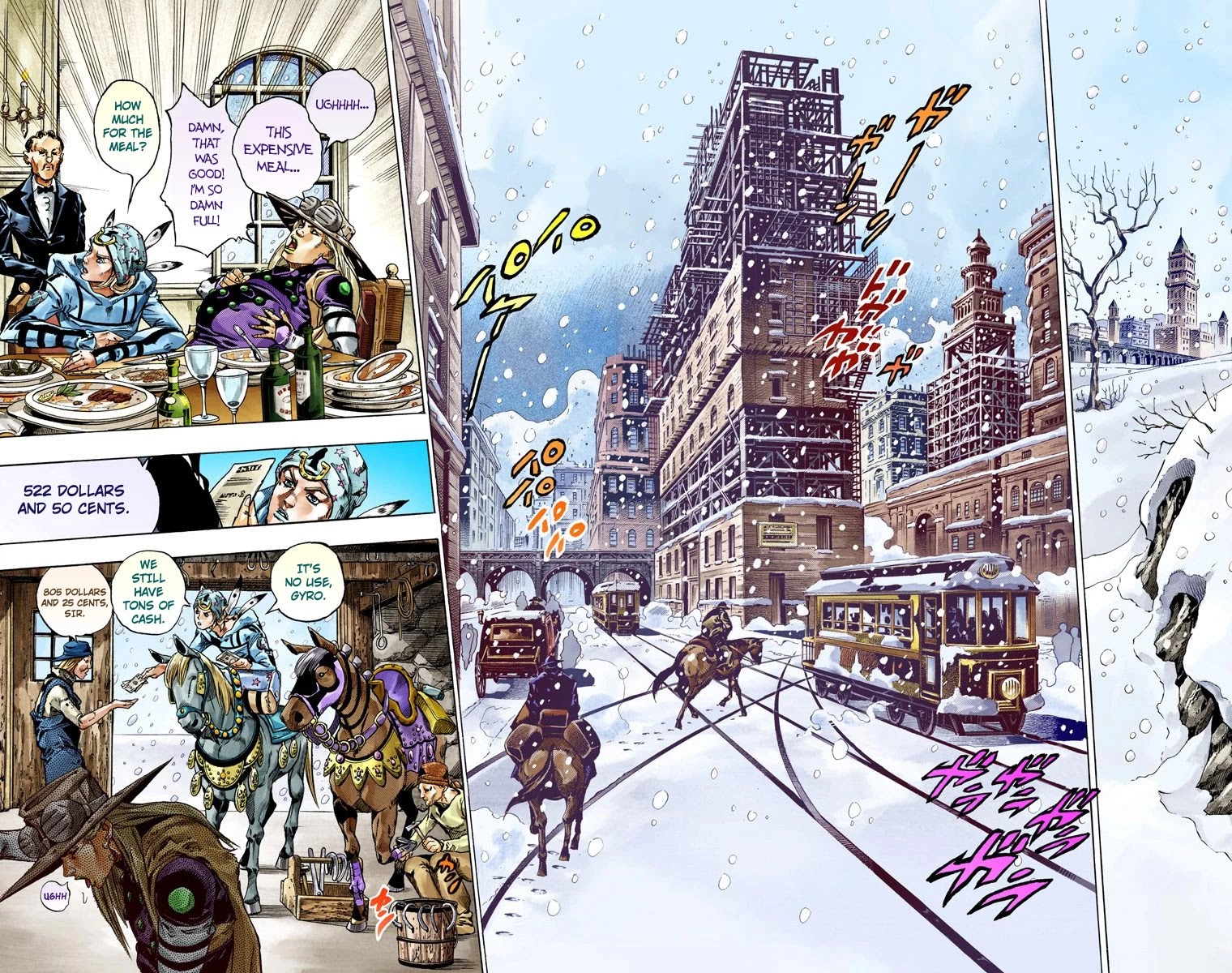 JoJo's Bizarre Adventure Part 7 - Steel Ball Run (Official Colored) chapter 46 page 19