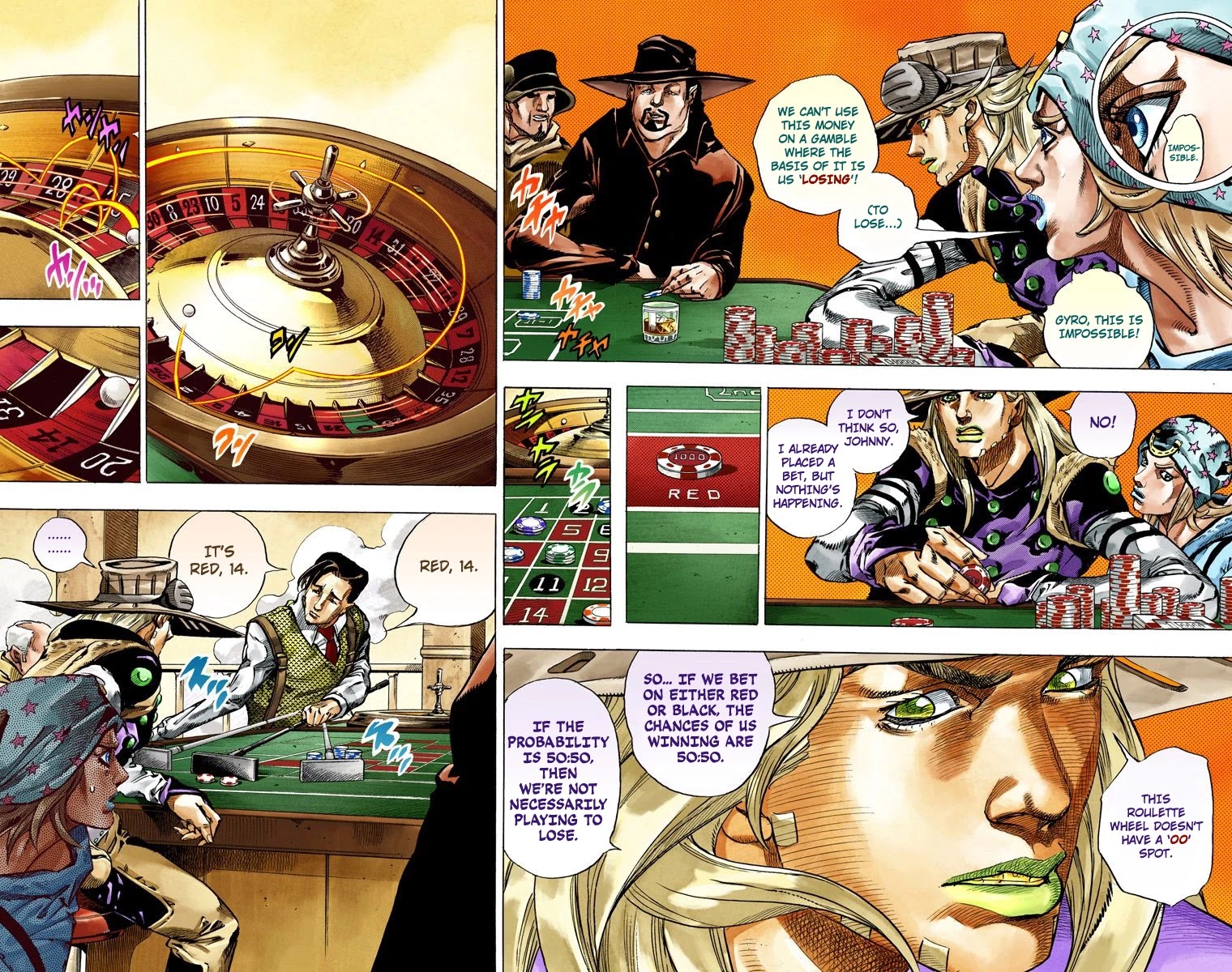 JoJo's Bizarre Adventure Part 7 - Steel Ball Run (Official Colored) chapter 46 page 32