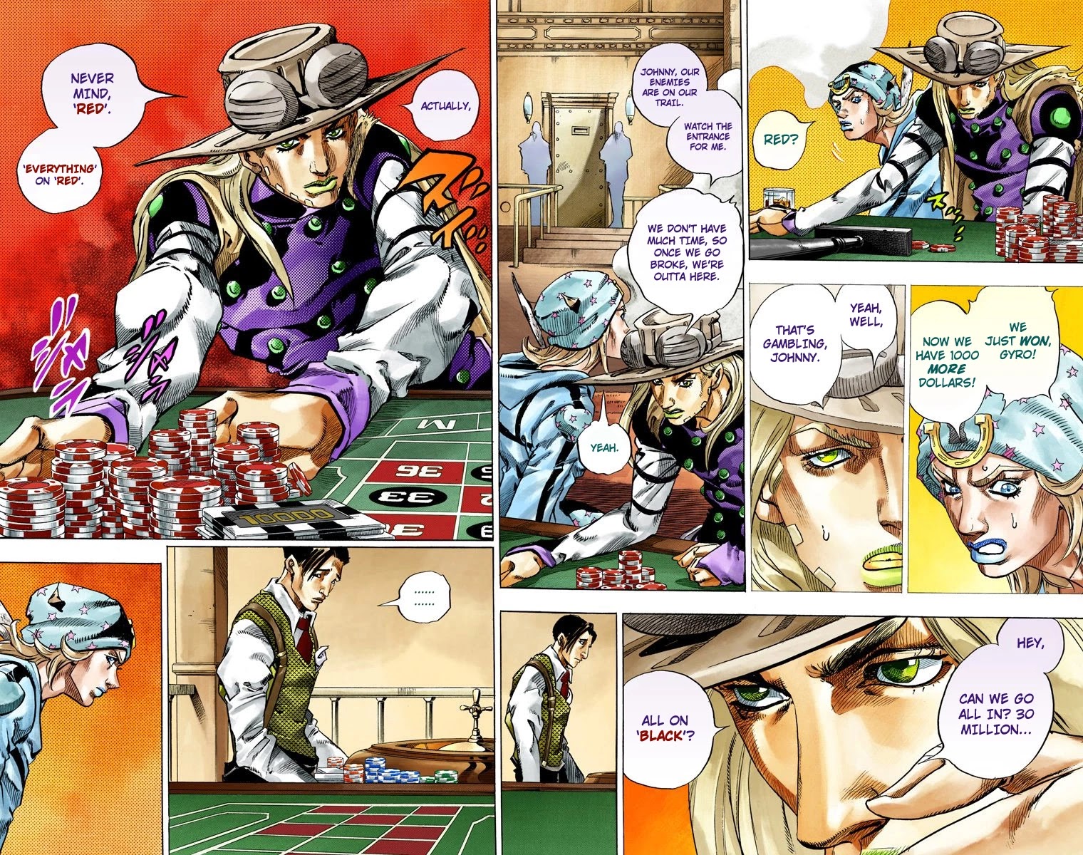 JoJo's Bizarre Adventure Part 7 - Steel Ball Run (Official Colored) chapter 46 page 33