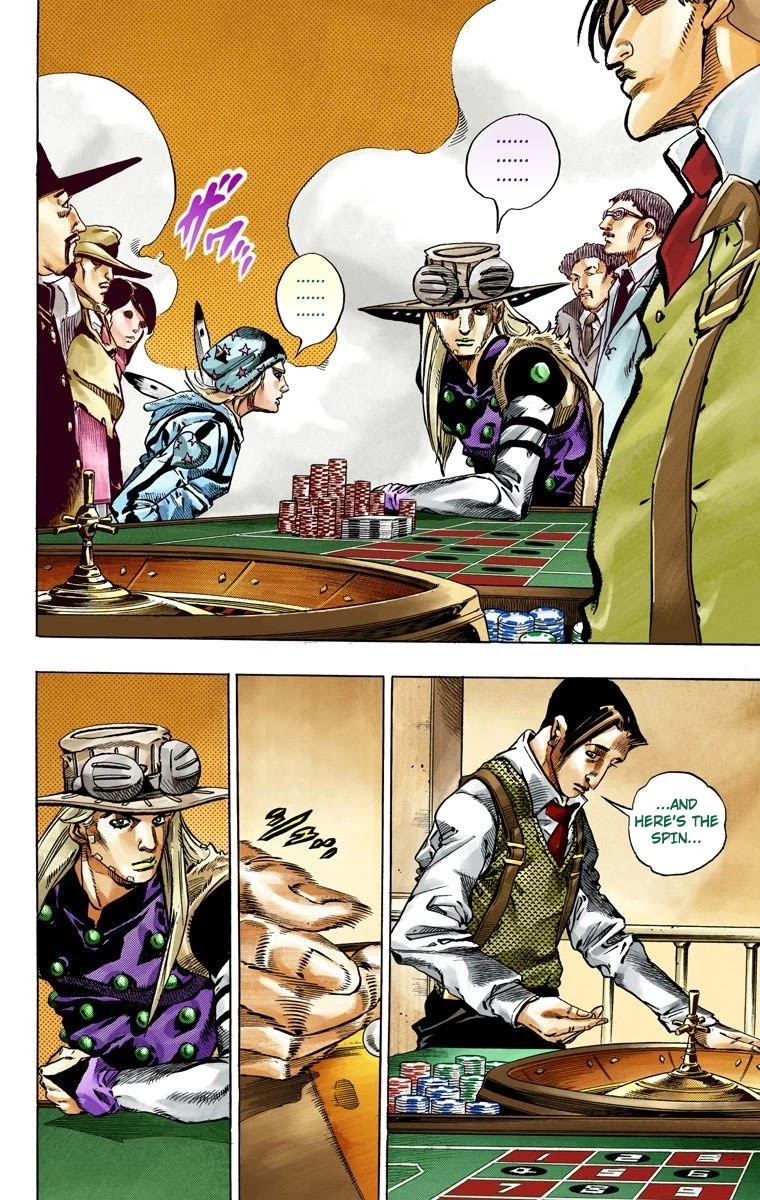 JoJo's Bizarre Adventure Part 7 - Steel Ball Run (Official Colored) chapter 46 page 34