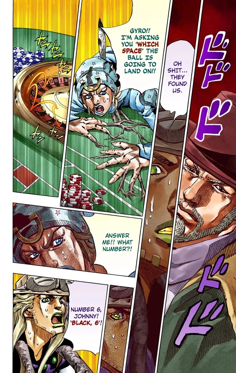 JoJo's Bizarre Adventure Part 7 - Steel Ball Run (Official Colored) chapter 46 page 44