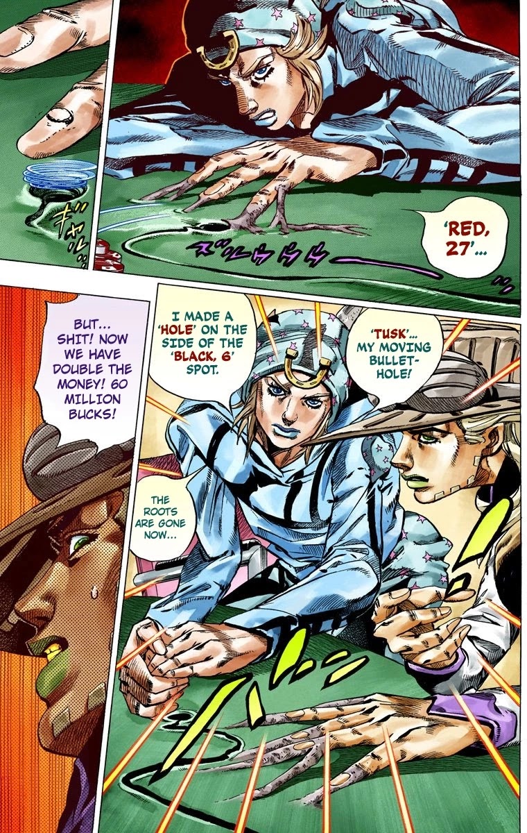 JoJo's Bizarre Adventure Part 7 - Steel Ball Run (Official Colored) chapter 46 page 47