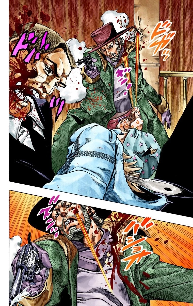 JoJo's Bizarre Adventure Part 7 - Steel Ball Run (Official Colored) chapter 46 page 49