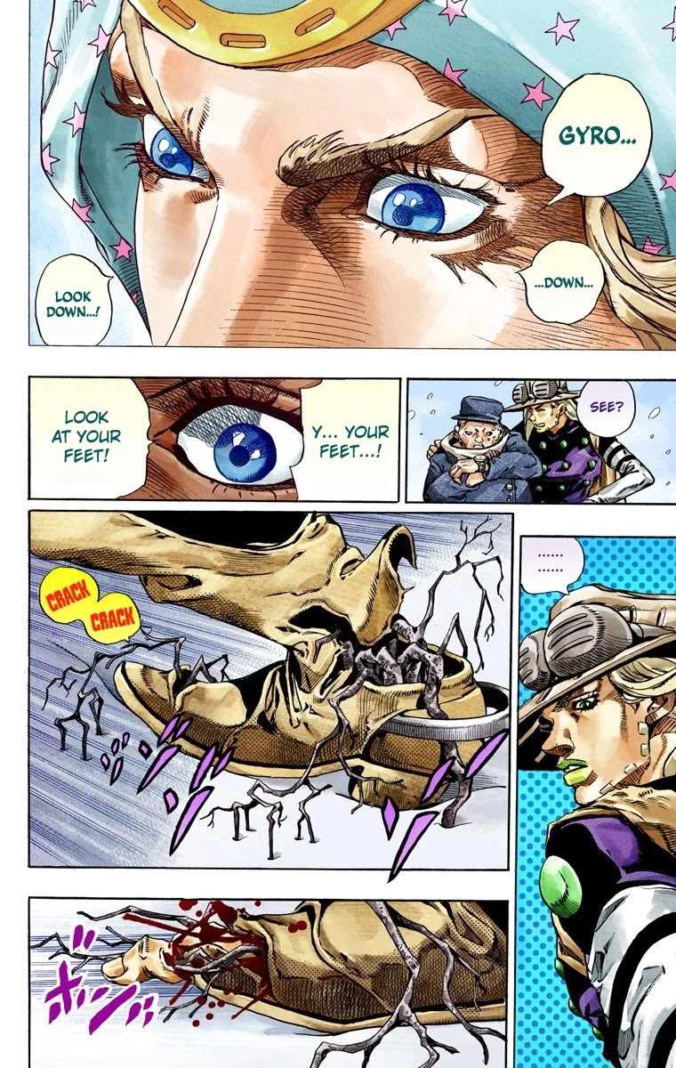 JoJo's Bizarre Adventure Part 7 - Steel Ball Run (Official Colored) chapter 46 page 9