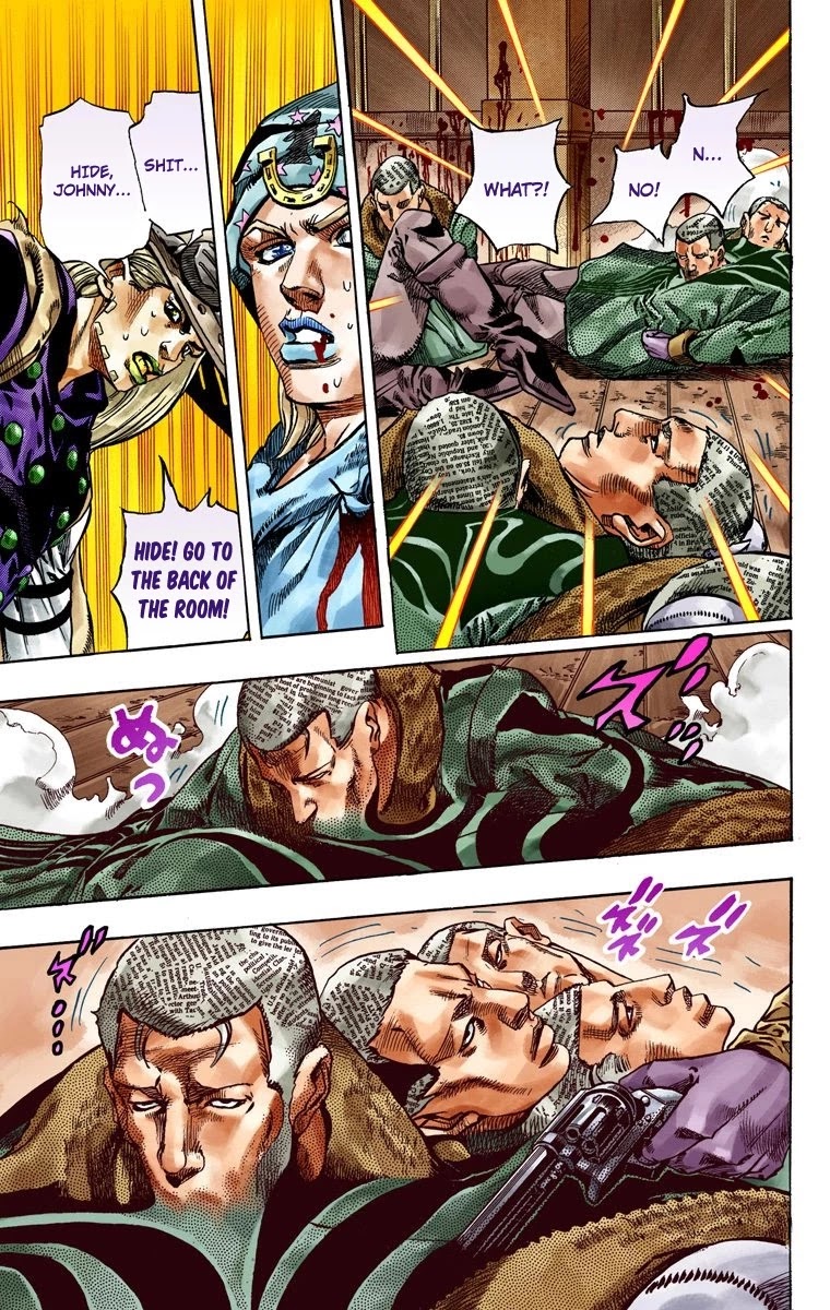 JoJo's Bizarre Adventure Part 7 - Steel Ball Run (Official Colored) chapter 47 page 10