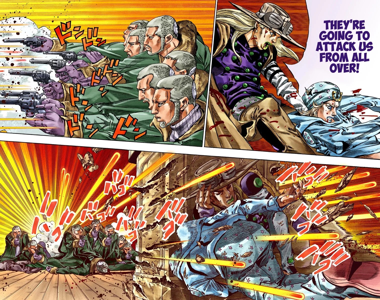 JoJo's Bizarre Adventure Part 7 - Steel Ball Run (Official Colored) chapter 47 page 11