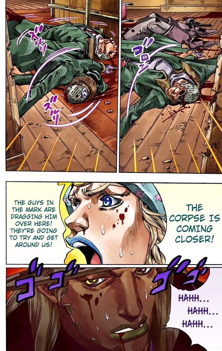 JoJo's Bizarre Adventure Part 7 - Steel Ball Run (Official Colored) chapter 47 page 20