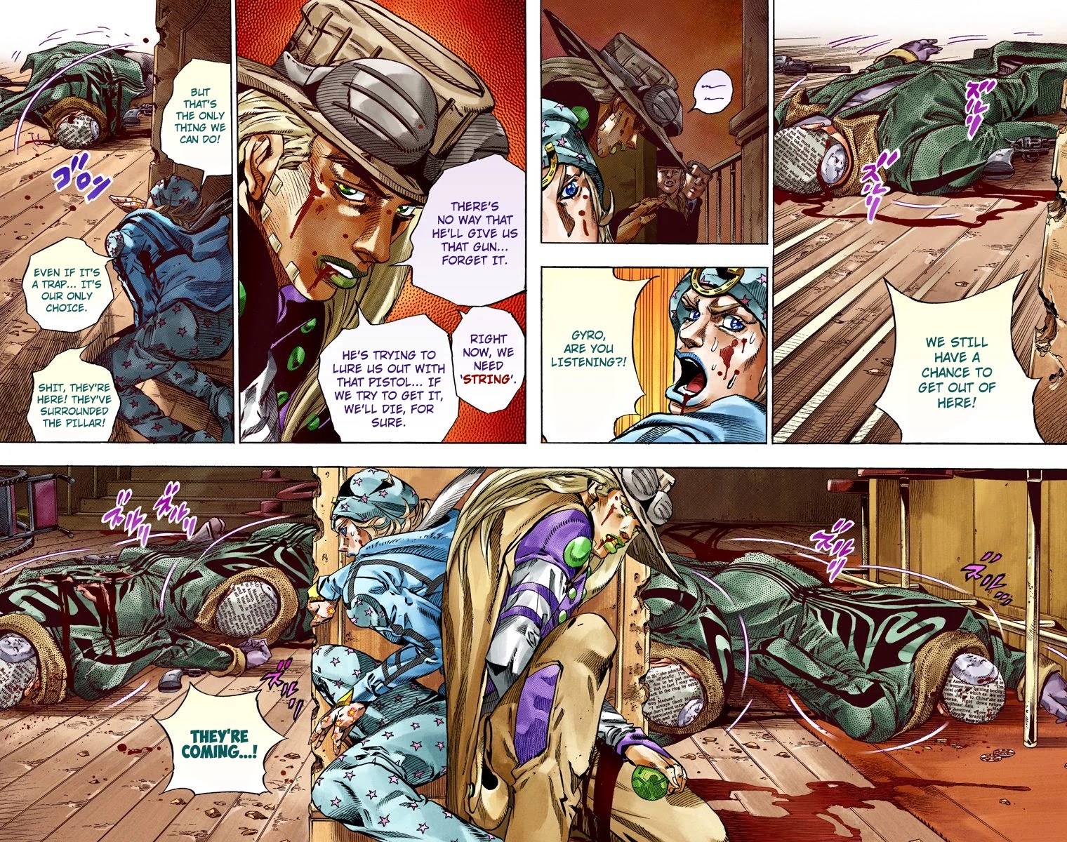 JoJo's Bizarre Adventure Part 7 - Steel Ball Run (Official Colored) chapter 47 page 22