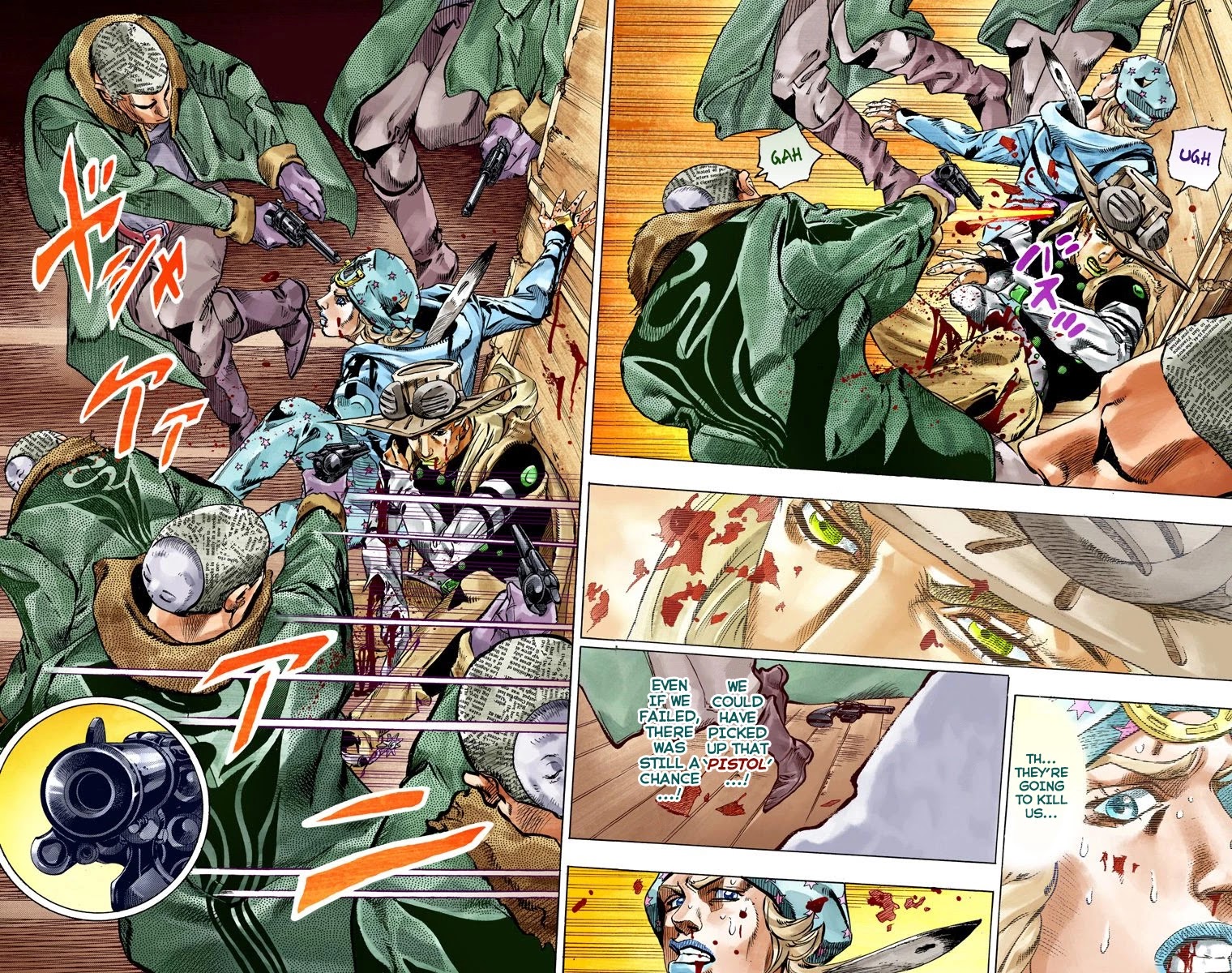 JoJo's Bizarre Adventure Part 7 - Steel Ball Run (Official Colored) chapter 47 page 27