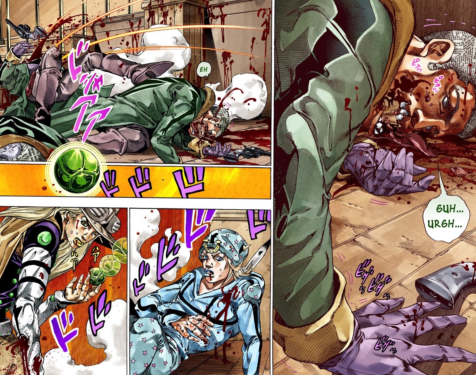 JoJo's Bizarre Adventure Part 7 - Steel Ball Run (Official Colored) chapter 47 page 7