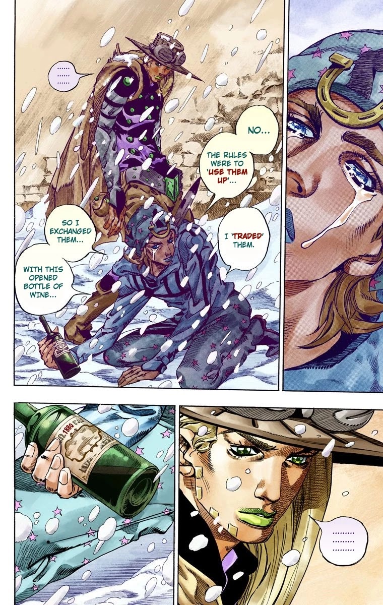 JoJo's Bizarre Adventure Part 7 - Steel Ball Run (Official Colored) chapter 48 page 13
