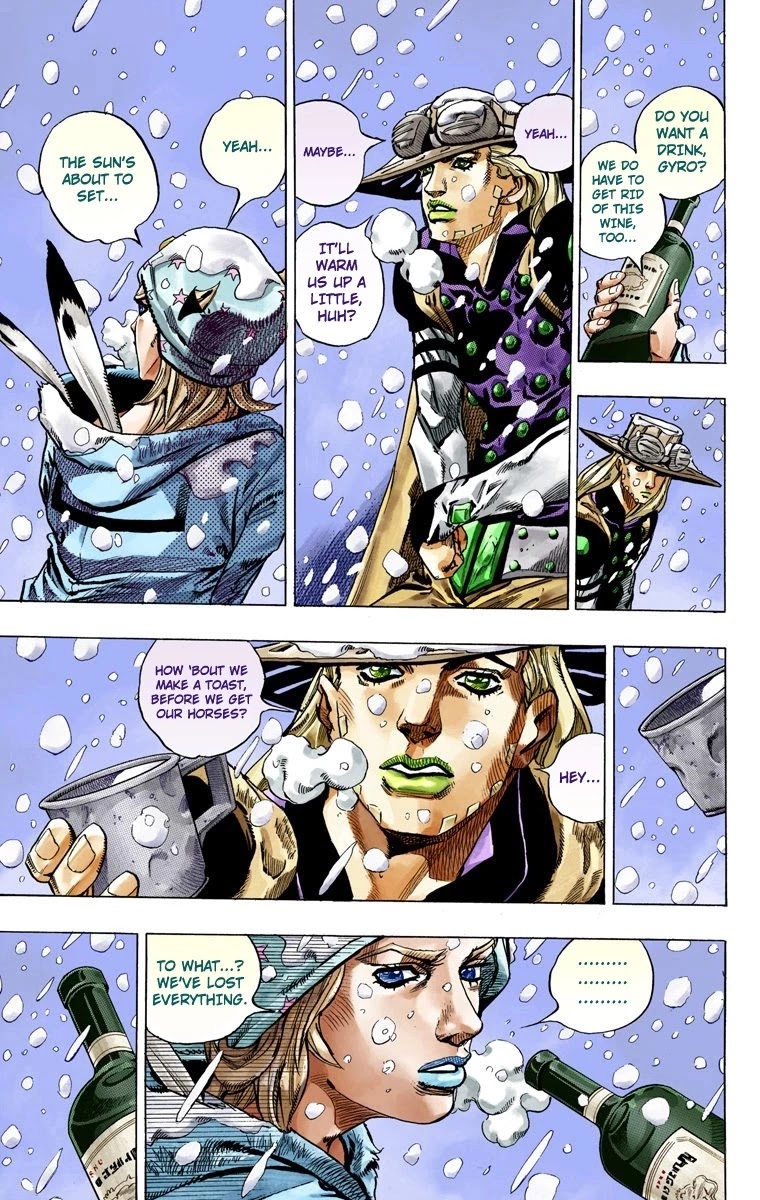 JoJo's Bizarre Adventure Part 7 - Steel Ball Run (Official Colored) chapter 48 page 20