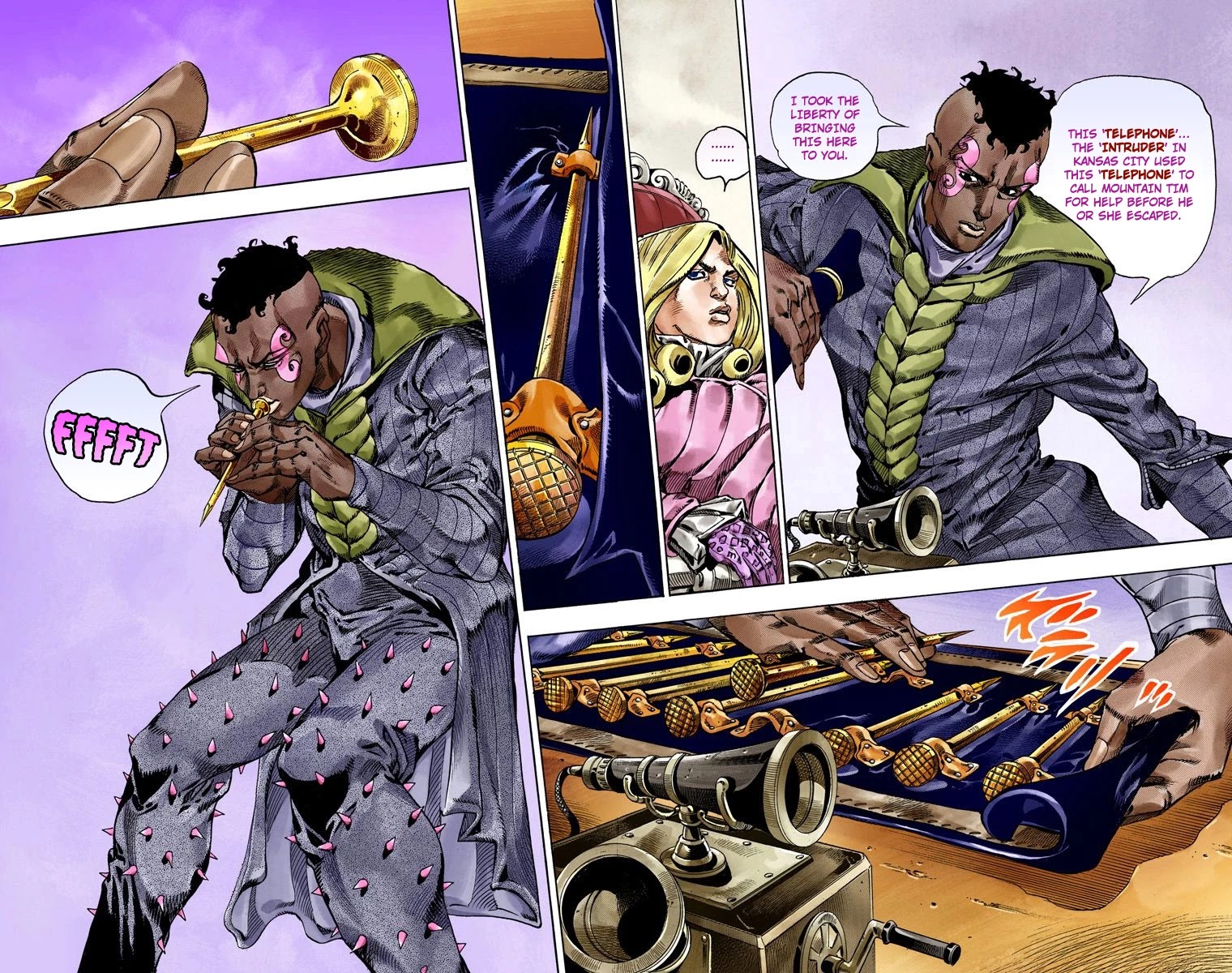JoJo's Bizarre Adventure Part 7 - Steel Ball Run (Official Colored) chapter 48 page 32