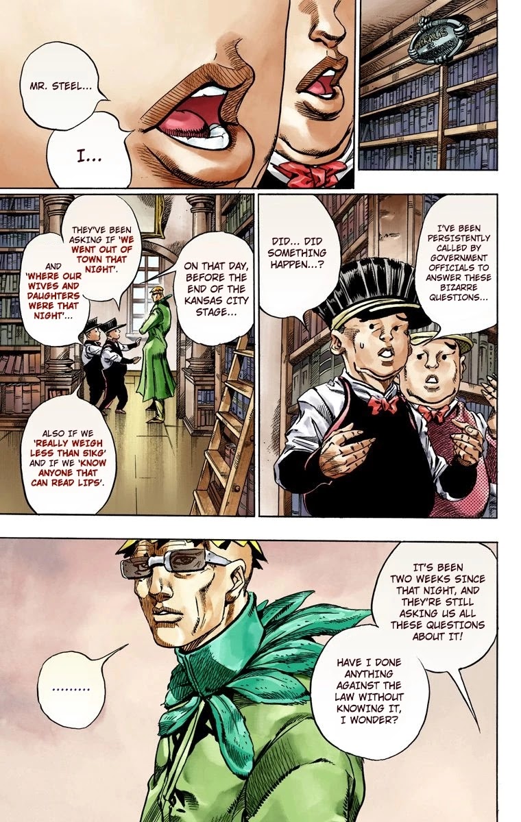 JoJo's Bizarre Adventure Part 7 - Steel Ball Run (Official Colored) chapter 48 page 40