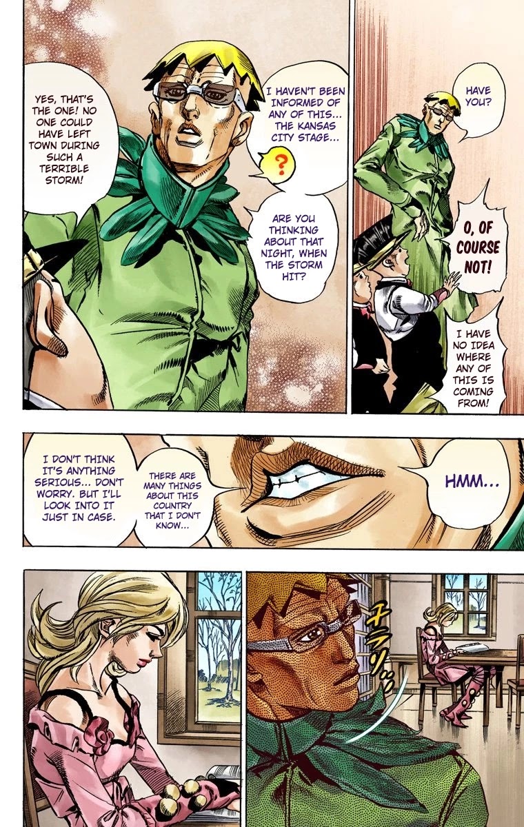 JoJo's Bizarre Adventure Part 7 - Steel Ball Run (Official Colored) chapter 48 page 41