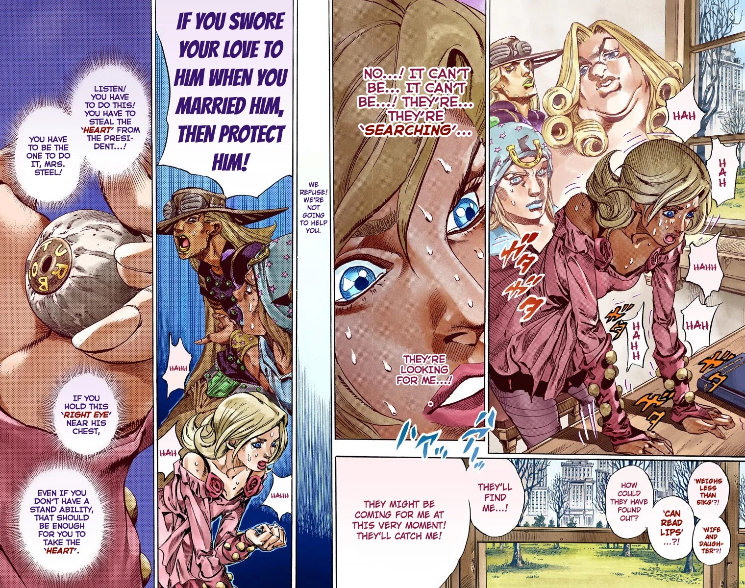 JoJo's Bizarre Adventure Part 7 - Steel Ball Run (Official Colored) chapter 48 page 43