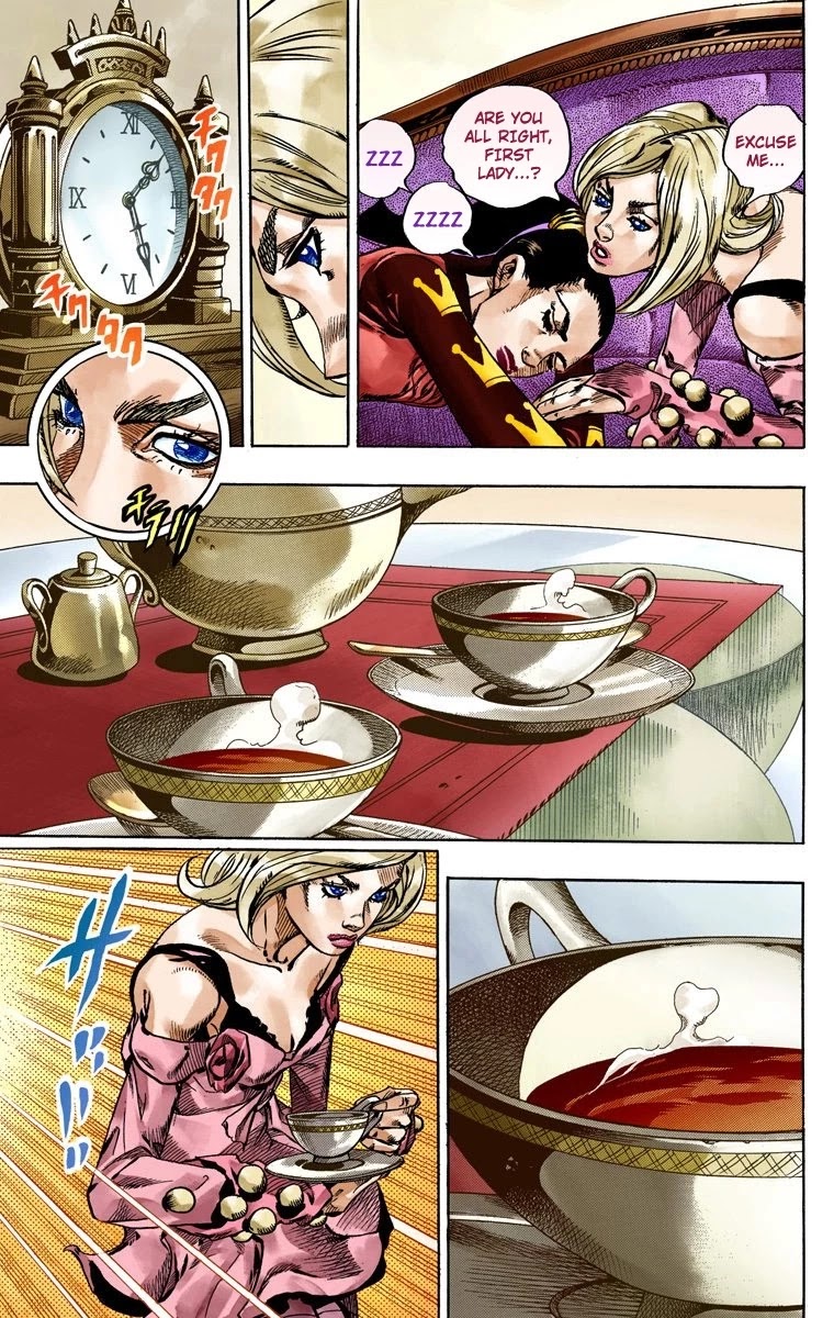JoJo's Bizarre Adventure Part 7 - Steel Ball Run (Official Colored) chapter 49 page 14