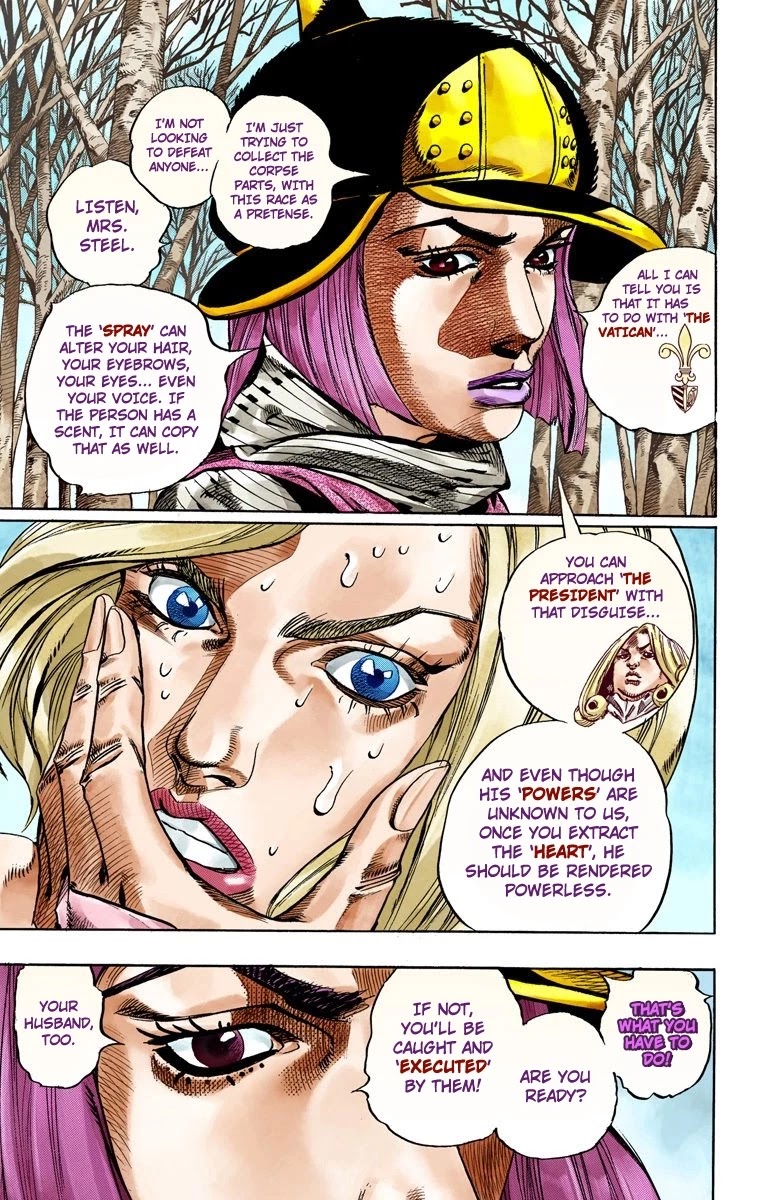 JoJo's Bizarre Adventure Part 7 - Steel Ball Run (Official Colored) chapter 49 page 31