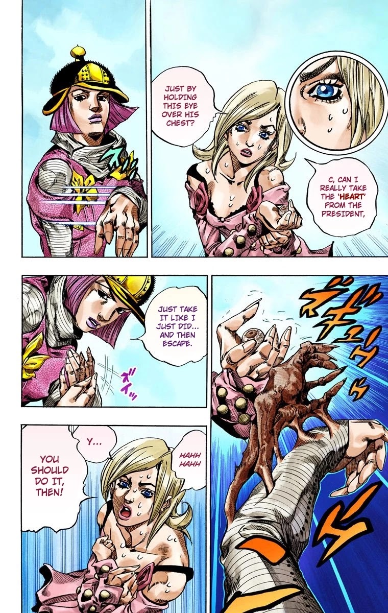 JoJo's Bizarre Adventure Part 7 - Steel Ball Run (Official Colored) chapter 49 page 32