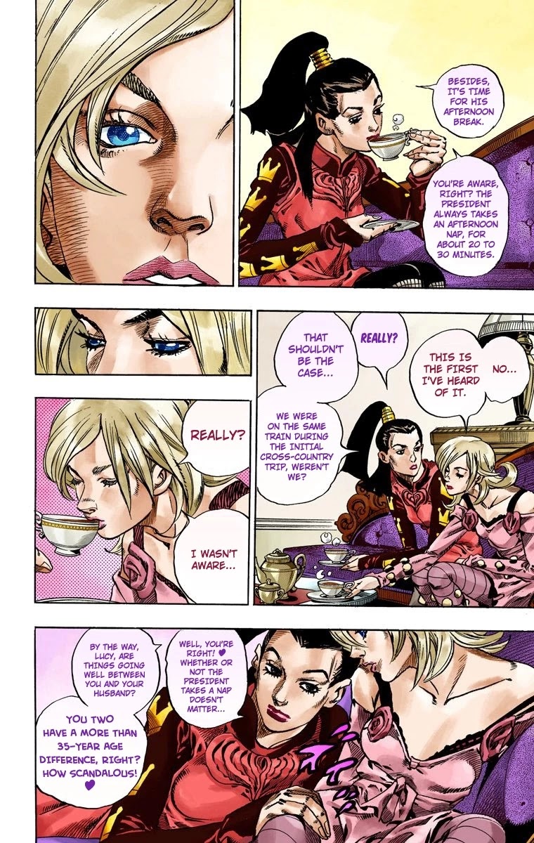 JoJo's Bizarre Adventure Part 7 - Steel Ball Run (Official Colored) chapter 49 page 7