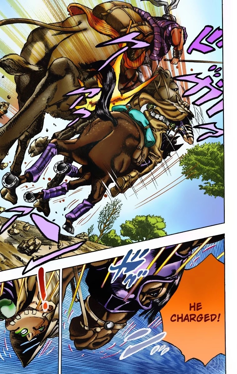 JoJo's Bizarre Adventure Part 7 - Steel Ball Run (Official Colored) chapter 5 page 14