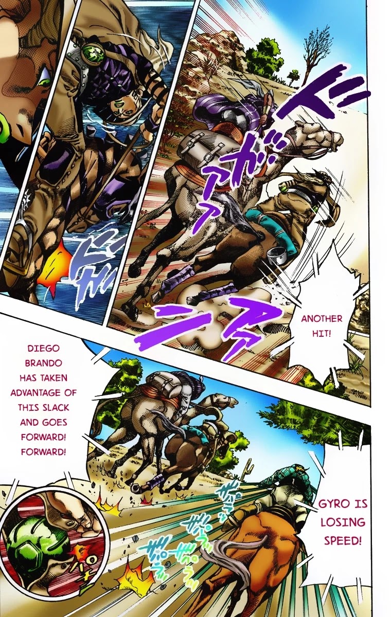 JoJo's Bizarre Adventure Part 7 - Steel Ball Run (Official Colored) chapter 5 page 16