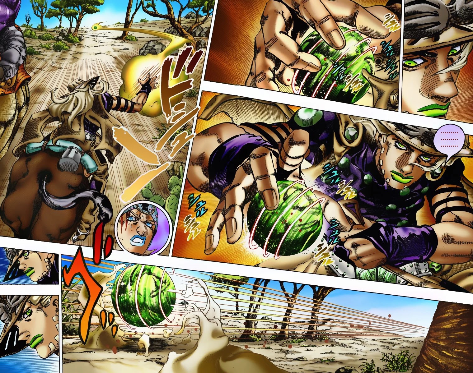 JoJo's Bizarre Adventure Part 7 - Steel Ball Run (Official Colored) chapter 5 page 17
