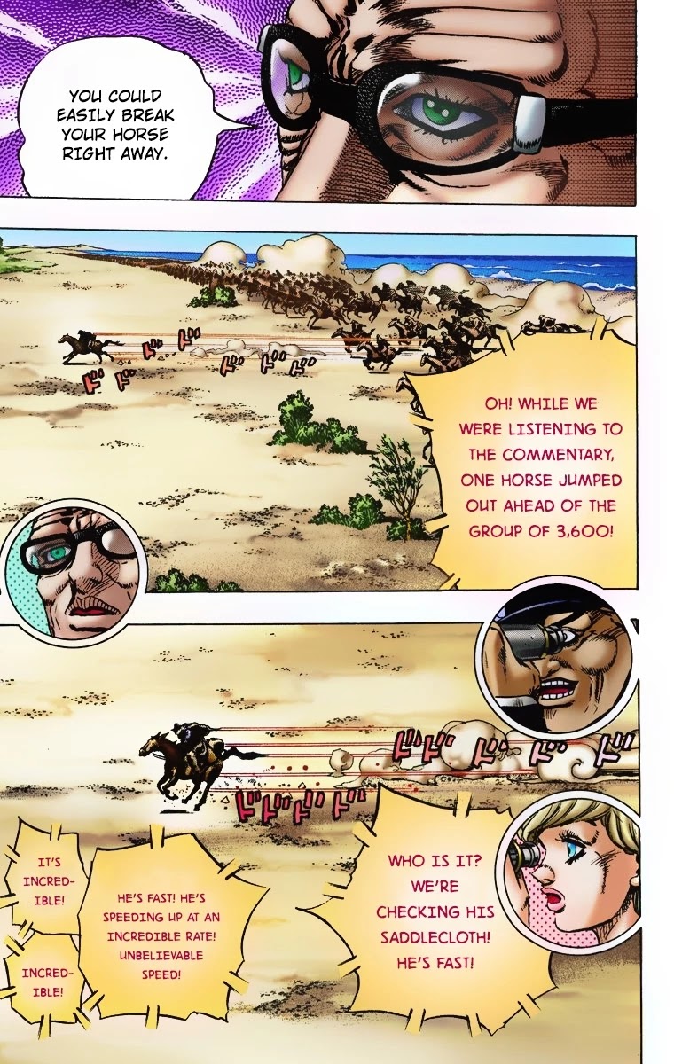 JoJo's Bizarre Adventure Part 7 - Steel Ball Run (Official Colored) chapter 5 page 6