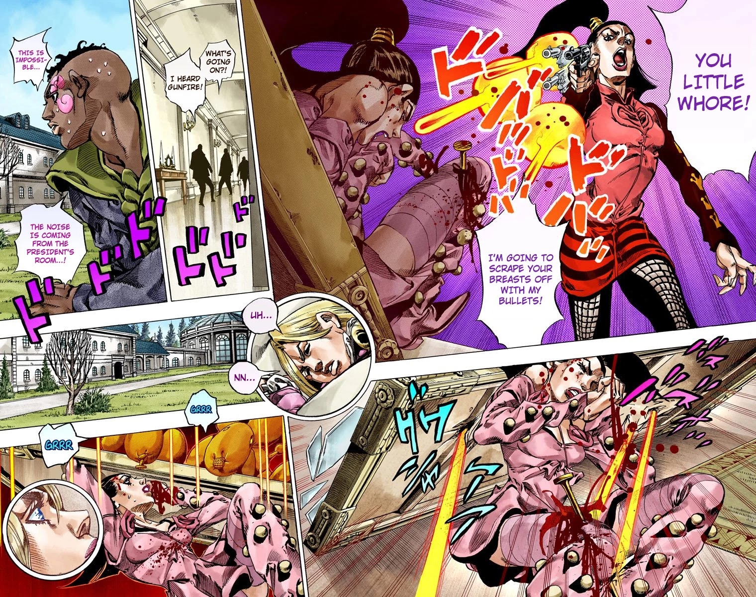 JoJo's Bizarre Adventure Part 7 - Steel Ball Run (Official Colored) chapter 50 page 7